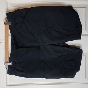 Eddie Bauer Black Ripstop Tech Pull On Shorts, Men's Size Medium